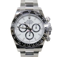 F-058 ROLEX (����å���) �����⥰��եǥ��ȥ� �ӻ��� 126500LN �ۥ磻�� SS ���������� ̤Ĵ�� ��°�ʴ��� ̤���� ���Ź
