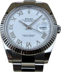 ROLEX (����å���) �ǥ��ȥ��㥹��41 126334 �ۥ磻�ȥ����ޥ� ���������� 2023ǯ4�� ��Ȣ̵������¾���� ����� SA-408 ���ض�Ź