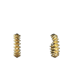 CHANEL (シャネル) CCロゴピアス シャンパンゴールド ラインストーン