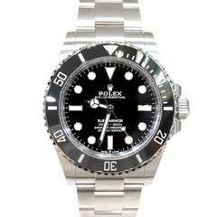 F-097 ROLEX (����å���) ���֥ޥ꡼�ʡ��Υ�ǥ��� �ӻ��� 124060 �֥�å� SS ���������� ��°�ʴ��� ̤���� ���Ź