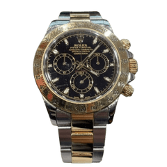 G-059��ROLEX (����å���) �����⥰��եǥ��ȥ� �ӻ��� 116523 �֥�å� SS/YG ����� F-105 ���Ź