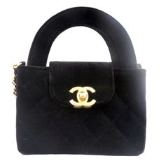 CHANEL (����ͥ�) �ޥȥ�å� �������� �ߥ˥ϥ�ɥХå� AP3435 �֥�å� �٥�٥å� ̤���� D45 ���Ź