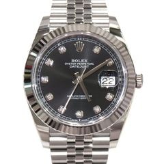 G-062 ROLEX (����å���) �ǥ��ȥ��㥹��41 �ӻ��� 126334G �֥�å� 10P������ SS/WG ����ӥ꡼ ��°�ʴ��� ̤���� ���Ź 