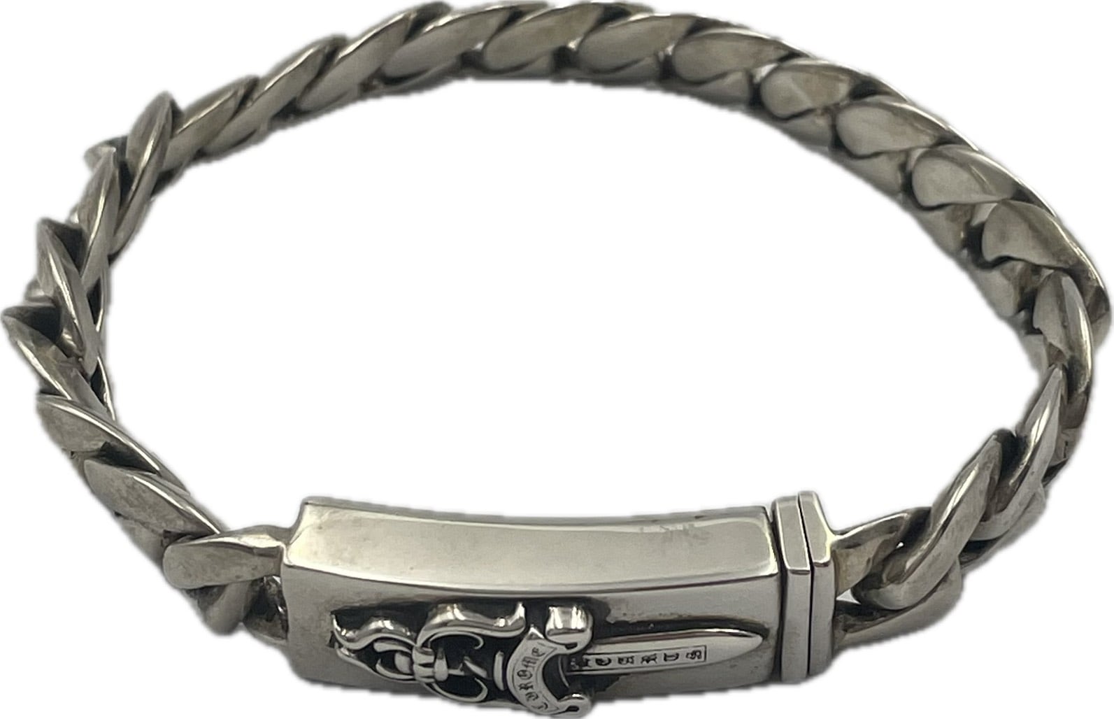 Chrome Hearts シルバーブレスレット　破損品 Chrome Hearts(クロムハーツ) ダガークラッシックリンクブレスレット