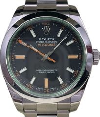 ROLEX(����å���) �ߥ륬���� 116400GV �֥�å� 2009ǯ12�� ������� 1���޷��� SA-417 ���ض�Ź