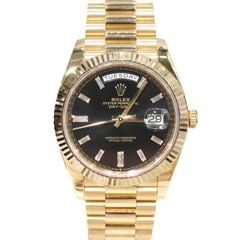 G-064 ROLEX (����å���) �ǥ��ǥ���40 �ӻ��� 228238A �֥�å� 10P������ YG ̤Ĵ�� �������� ��� ���Ź