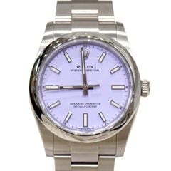 G-027 ROLEX (����å���) �����������ѡ��ڥ��奢��34 �ӻ��� 124200 ��٥���� SS ��°�ʴ��� ����� ���Ź