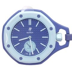 G-092 AUDEMARS PIGUET �� Swatch (�����ǥޡ��ԥ� �� �������å�) �������ݥå� LAN BA ���� SSX03L100N �֥롼 SWATCH BIOCERAMIC ��°�ʴ��� ̤���� ���Ź
