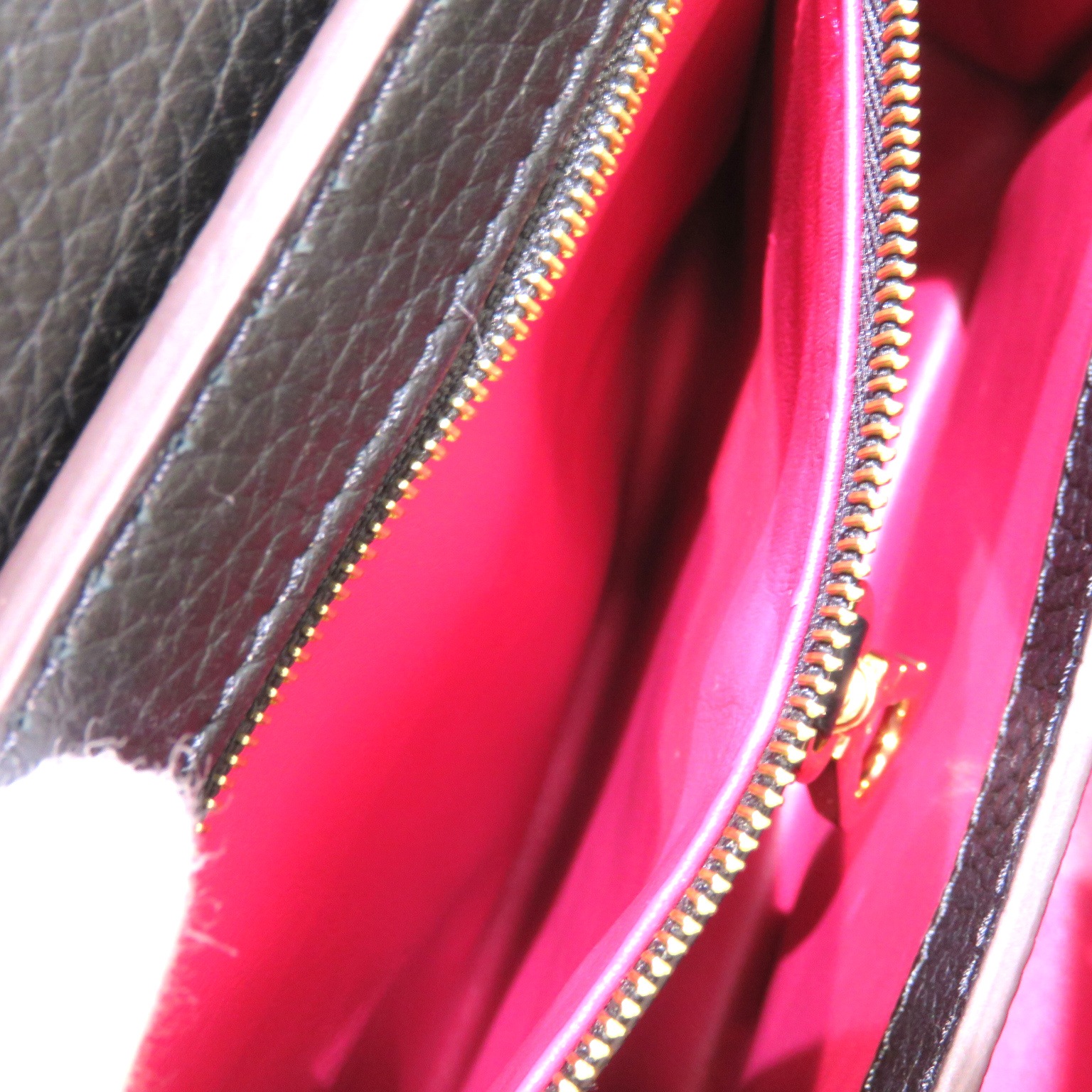 LOUIS VUITTON (�륤�����ȥ�) ���ץ�����BB  �ϥ�ɥХå� ���������Хå� M94755 �֥�å�(G���) �ȥ���쥶�� ���A Y19 ���Ź