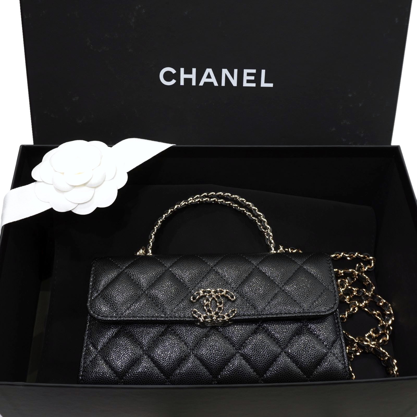 CHANEL(����ͥ�) �ޥȥ�å��ե��󥱡���(2way��������) AP3238 �֥�å�(SG���) ����ӥ������� ̤���� Z69 ���Ź