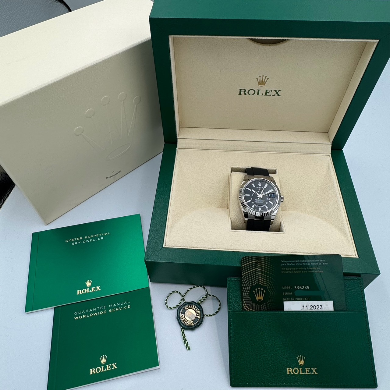 ROLEX (å) ɥ顼 336239 ֥å WG Ʊ ضŹ CAT-516