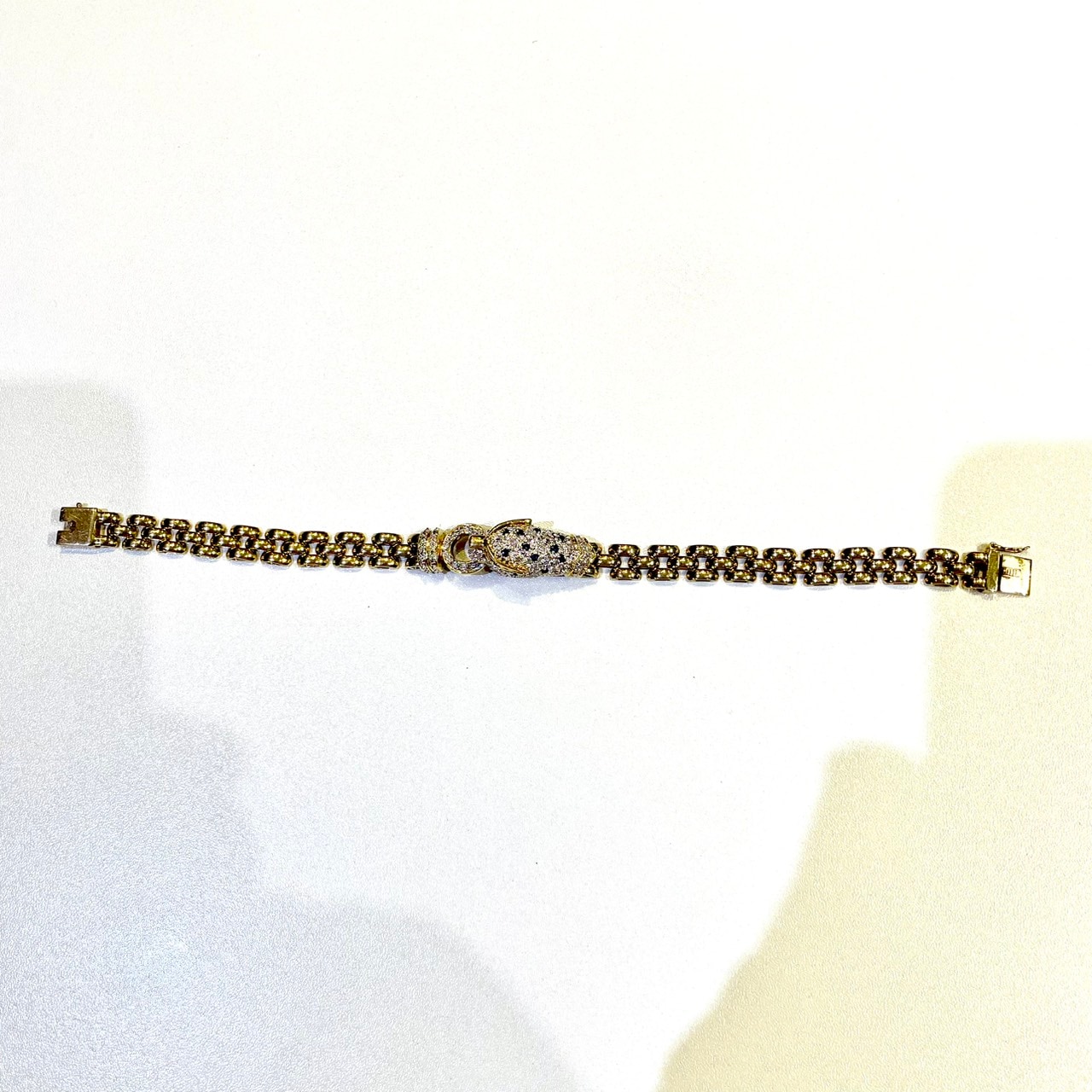 �ѥ󥵡�������ե֥쥹��å� K18YG D0.35ct/S0.18 16.7�� 17cm ����° ���A (����Ź)��