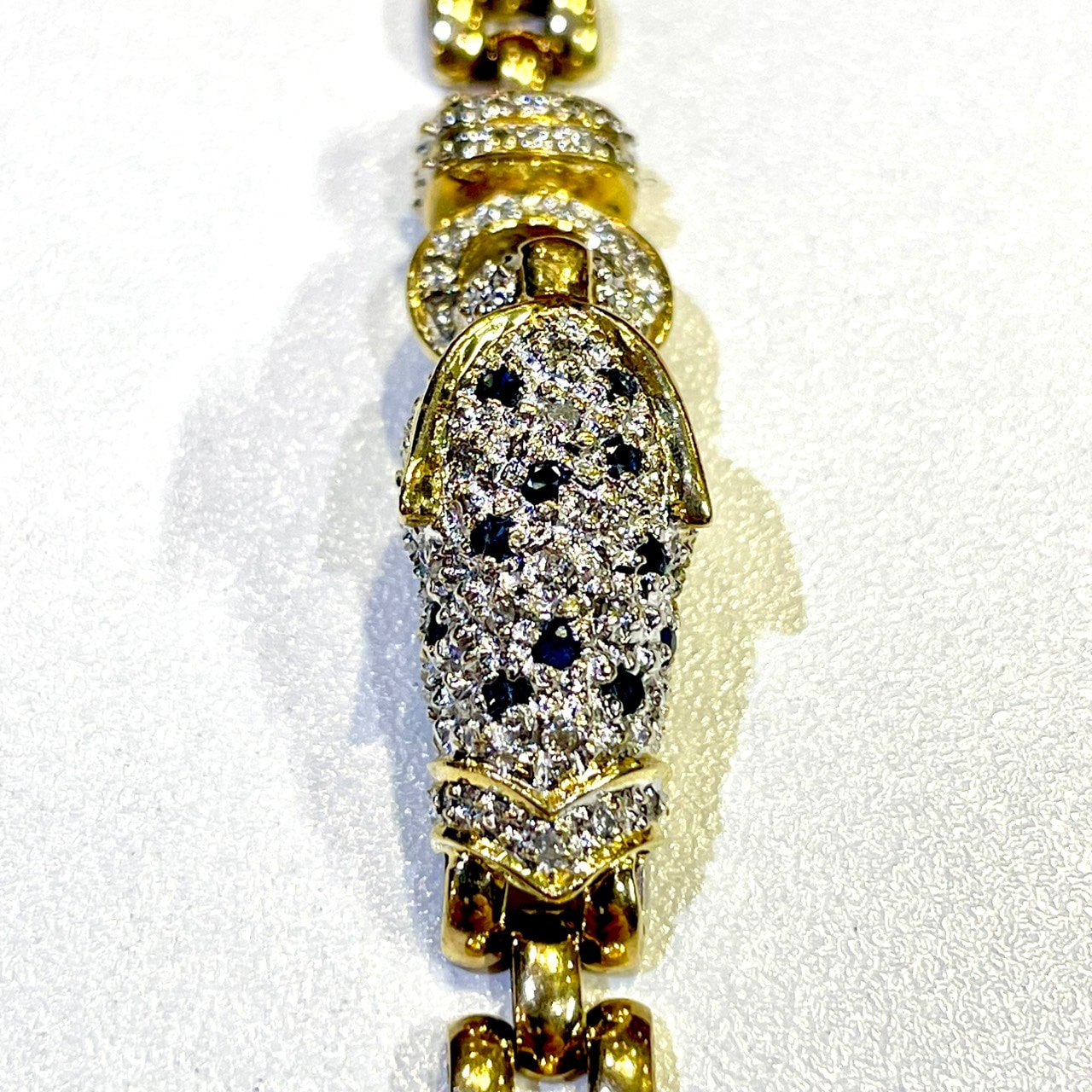 �ѥ󥵡�������ե֥쥹��å� K18YG D0.35ct/S0.18 16.7�� 17cm ����° ���A (����Ź)��