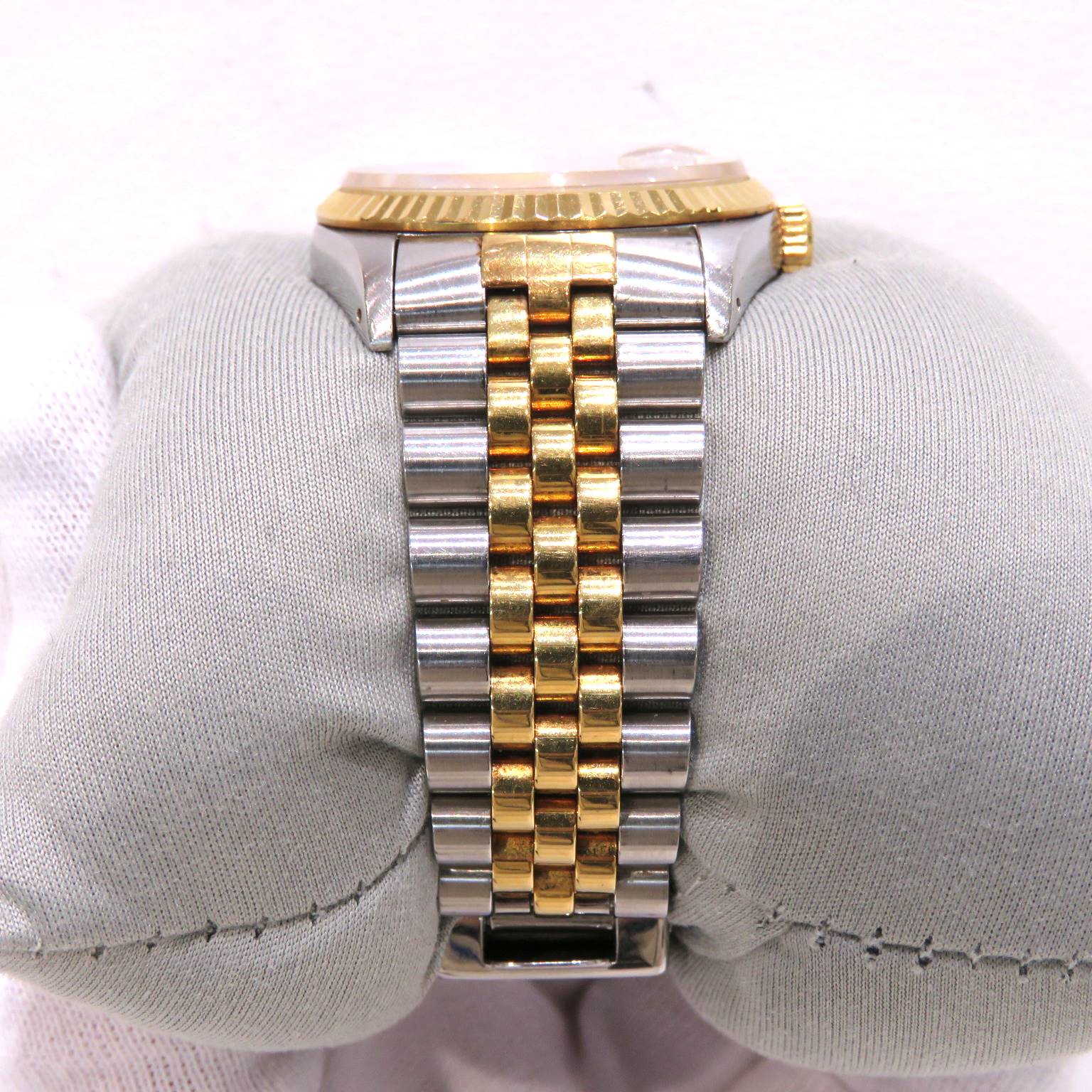 ROLEX (����å���) �ǥ��ȥ��㥹��36 �ӻ��� 16233 �ۥ磻�ȥ����ޥ� SS/WG �����̵��(X��) ���ΤΤ� ���A A-267 ���Ź
