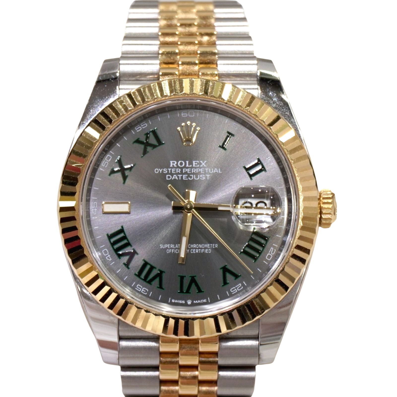 D-037 ROLEX (ロレックス) デイトジャスト41 腕時計 126333 スレート