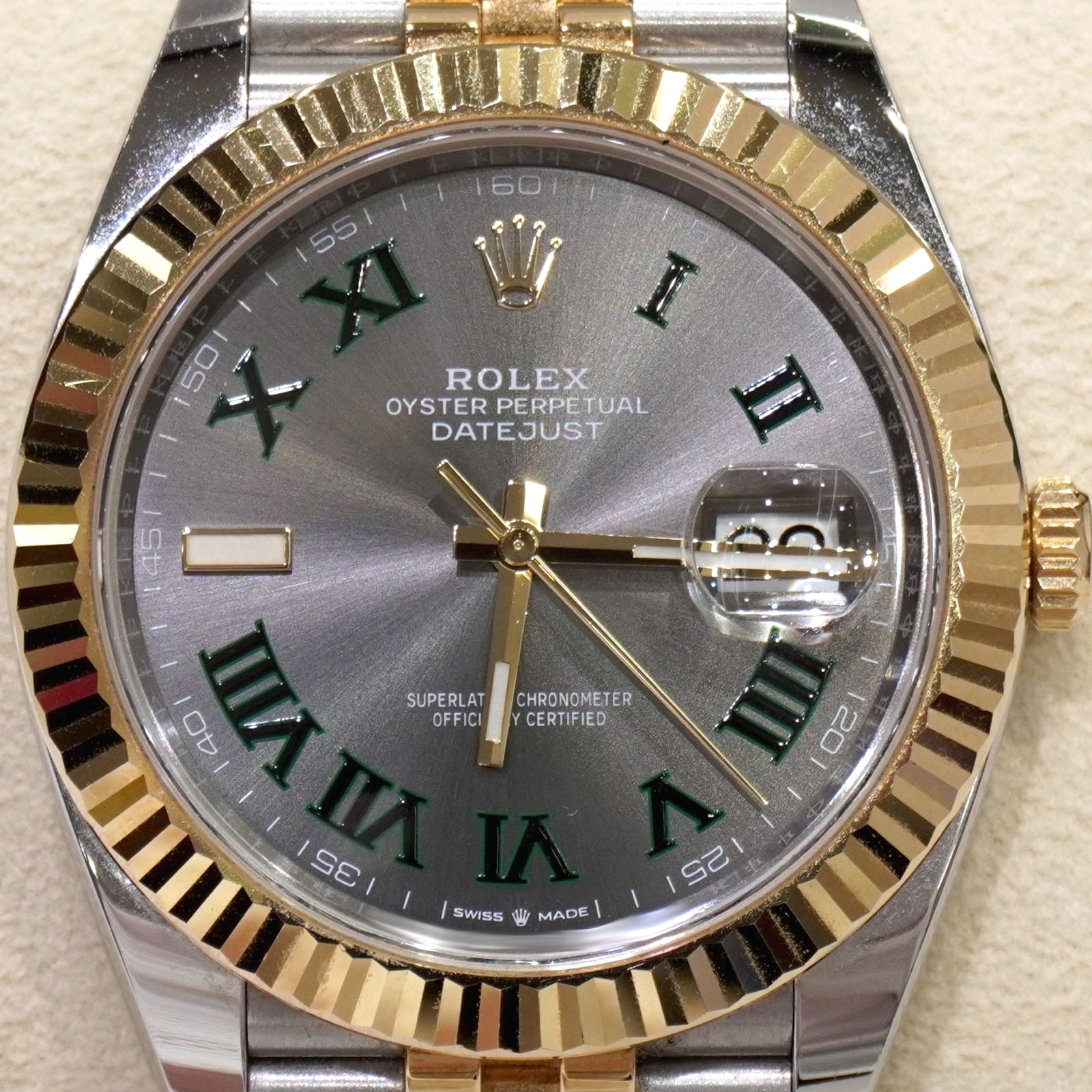 D-126 ROLEX (����å���) �ǥ��ȥ��㥹��41 �ӻ��� 126333 ���졼�ȥ����� SS/YG ����ӥ꡼ ����� ���Ź