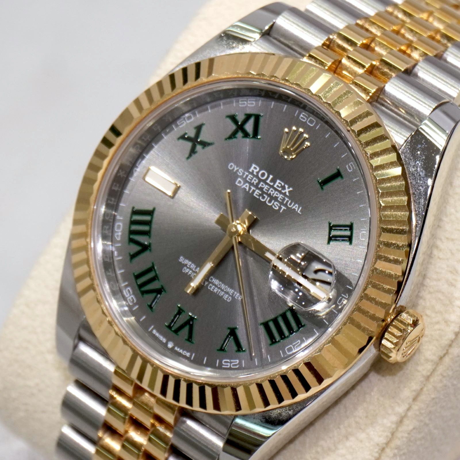 D-126 ROLEX (����å���) �ǥ��ȥ��㥹��41 �ӻ��� 126333 ���졼�ȥ����� SS/YG ����ӥ꡼ ����� ���Ź