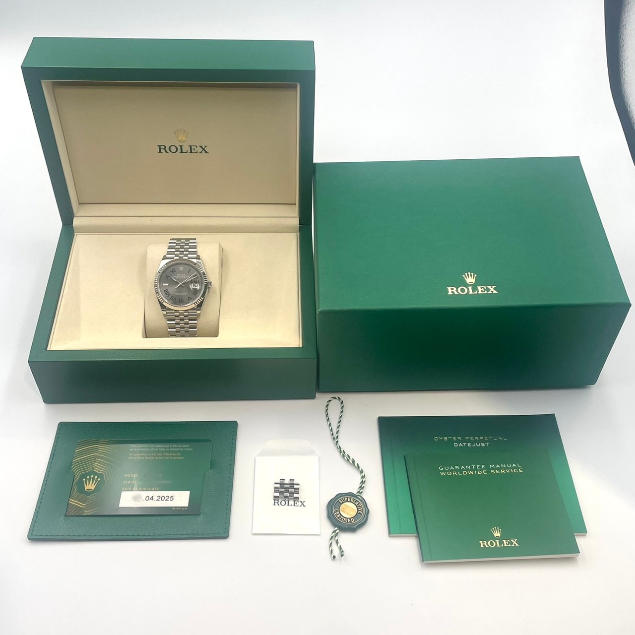 ROLEX(����å���) �ǥ��ȥ��㥹��36 126234 ���졼�ȥ����� ����ӥ꡼ 2025ǯ4�� ̤���� ���� ST-820 ���ض�Ź