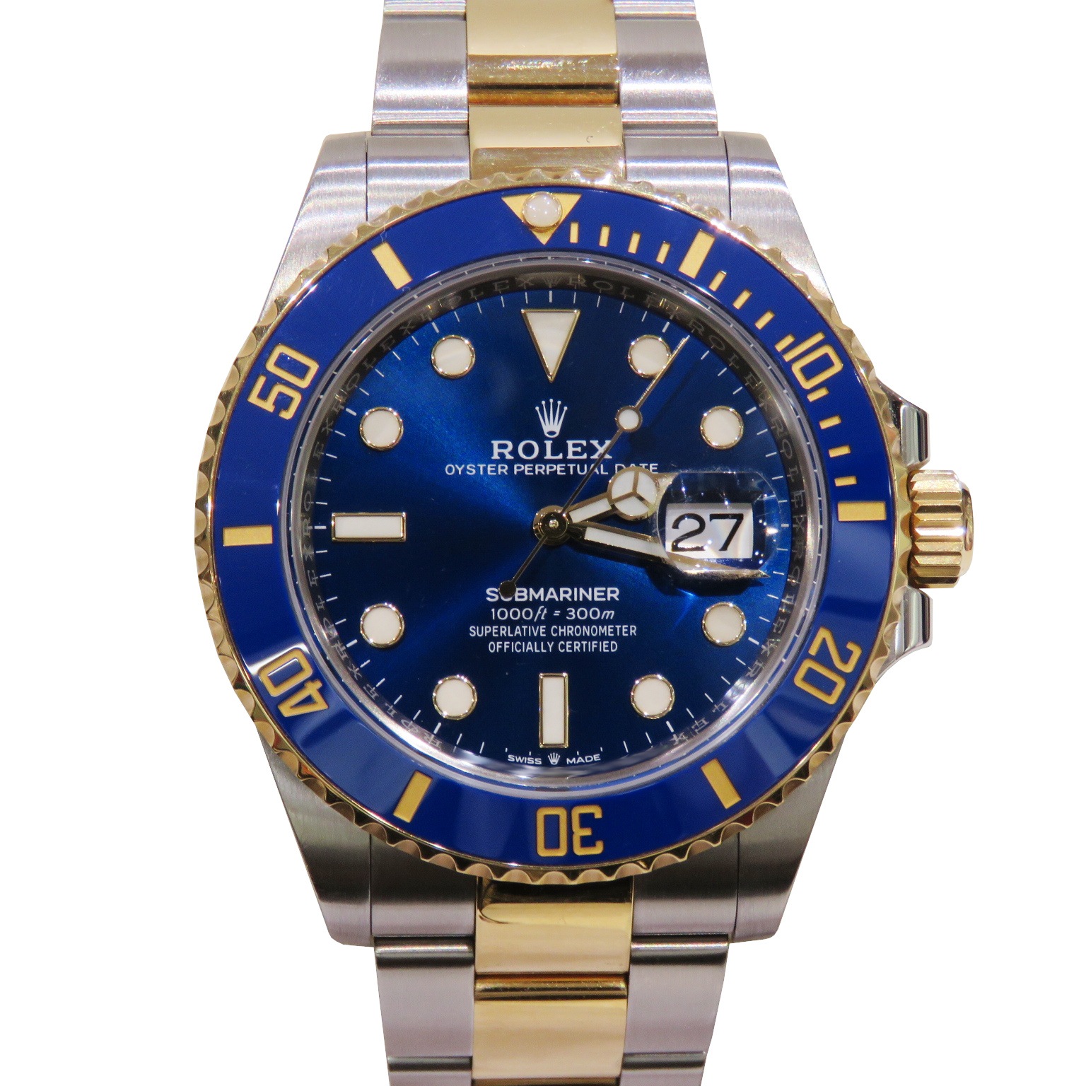 C-190 ROLEX (����å���) ���֥ޥ꡼�ʡ��ǥ��� �ӻ��� 126613LB �֥롼 SS/YG ���������� ��°�ʴ��� ��� ���Ź