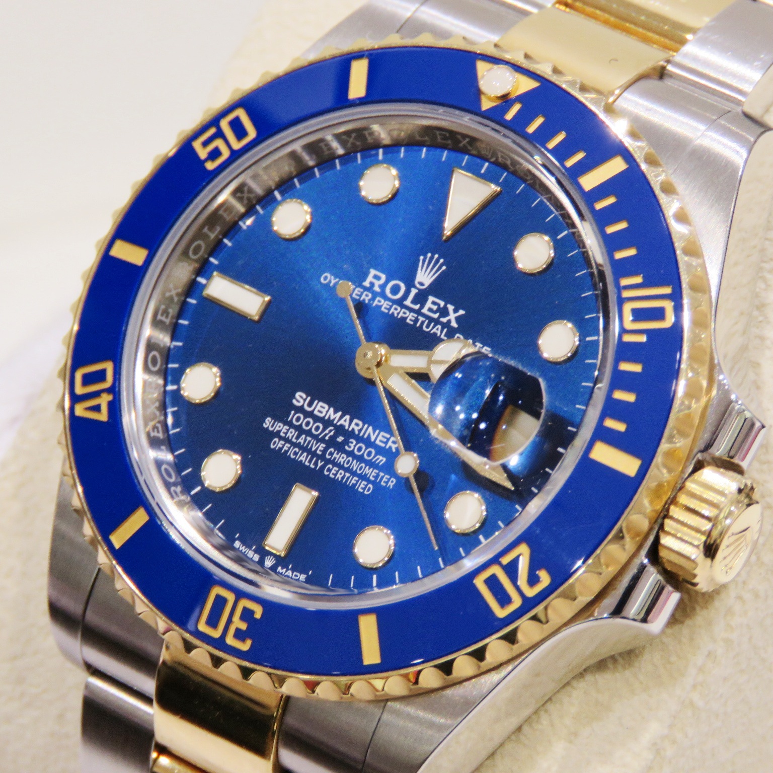 C-190 ROLEX (����å���) ���֥ޥ꡼�ʡ��ǥ��� �ӻ��� 126613LB �֥롼 SS/YG ���������� ��°�ʴ��� ��� ���Ź