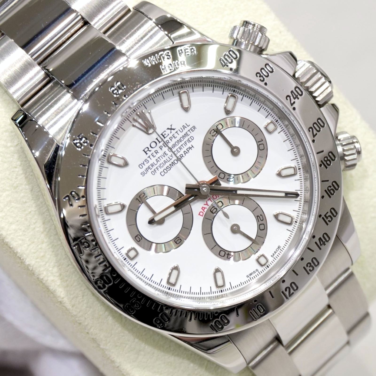 C-256 ROLEX (����å���) �����⥰��եǥ��ȥ� �ӻ��� 116520 �ۥ磻�� SS ���ϥХå��� ����OH��(2026/2) ��°�ʴ��� ������� ���Ź