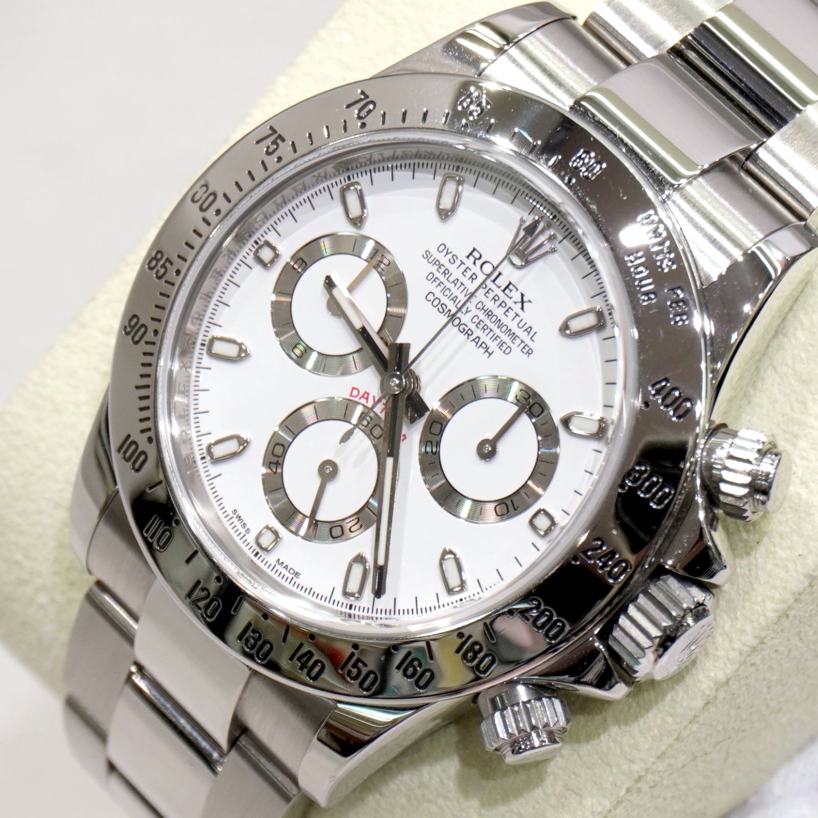 C-256 ROLEX (����å���) �����⥰��եǥ��ȥ� �ӻ��� 116520 �ۥ磻�� SS ���ϥХå��� ����OH��(2026/2) ��°�ʴ��� ������� ���Ź