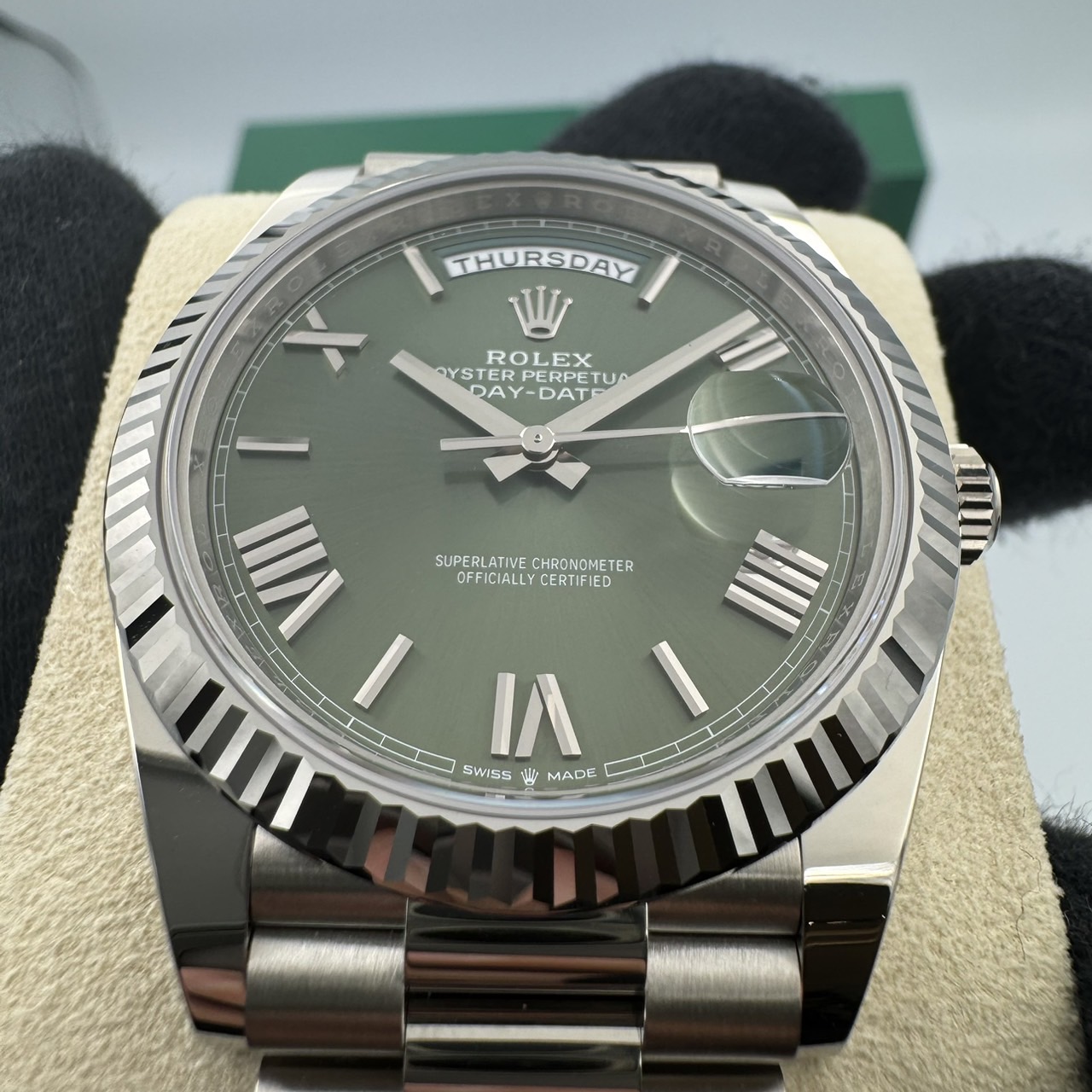ROLEX (����å���) �ǥ��ǥ���40 228239 ���꡼�֥��꡼�� WG ������� ���ض�Ź CAT-517