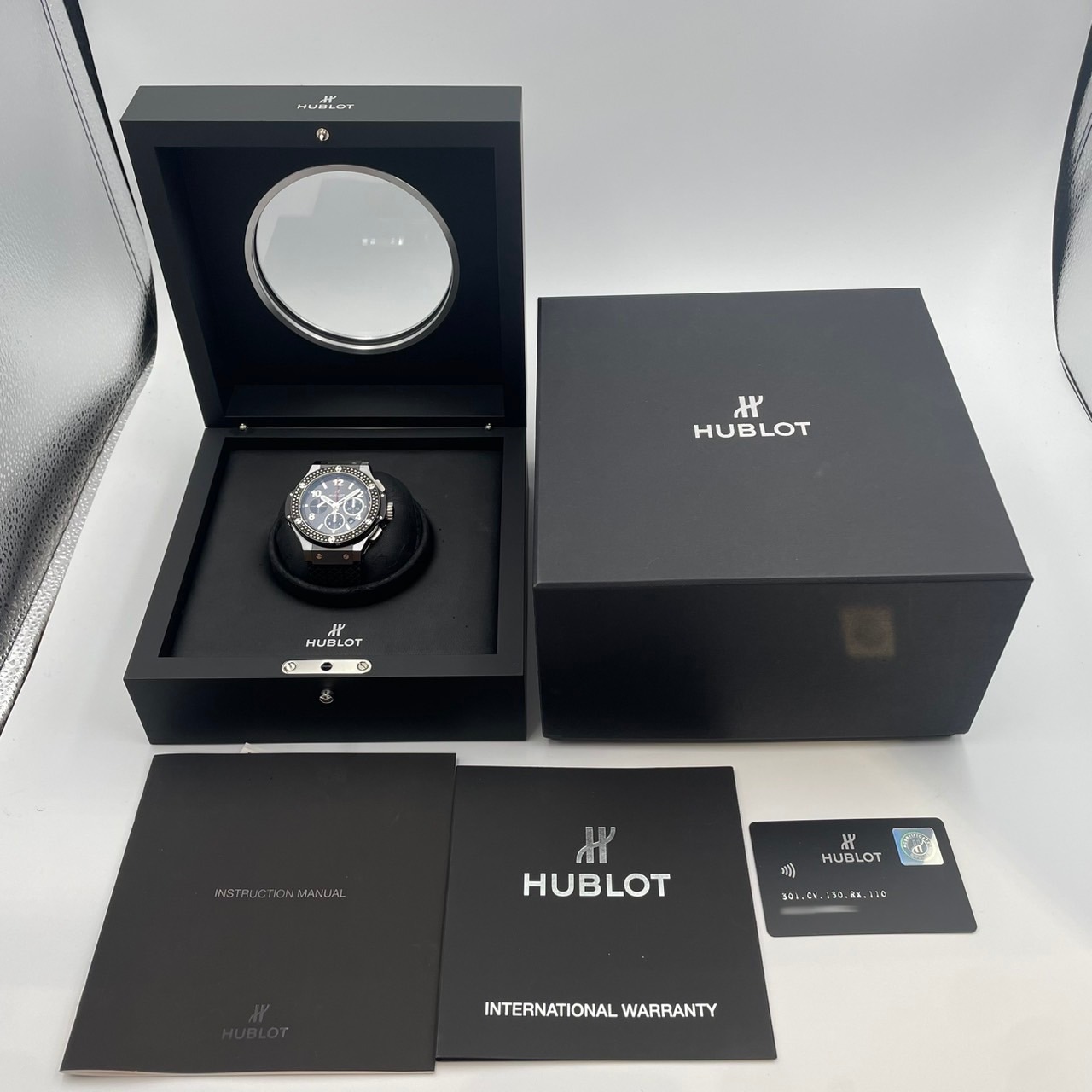 HUBLOT(���֥�) �ӥå����Х� �֥�å��ޥ��å� 301.CV.130.RX.110 �֥�å� 2018ǯ2�� ������� ST-208 (���ض�Ź)