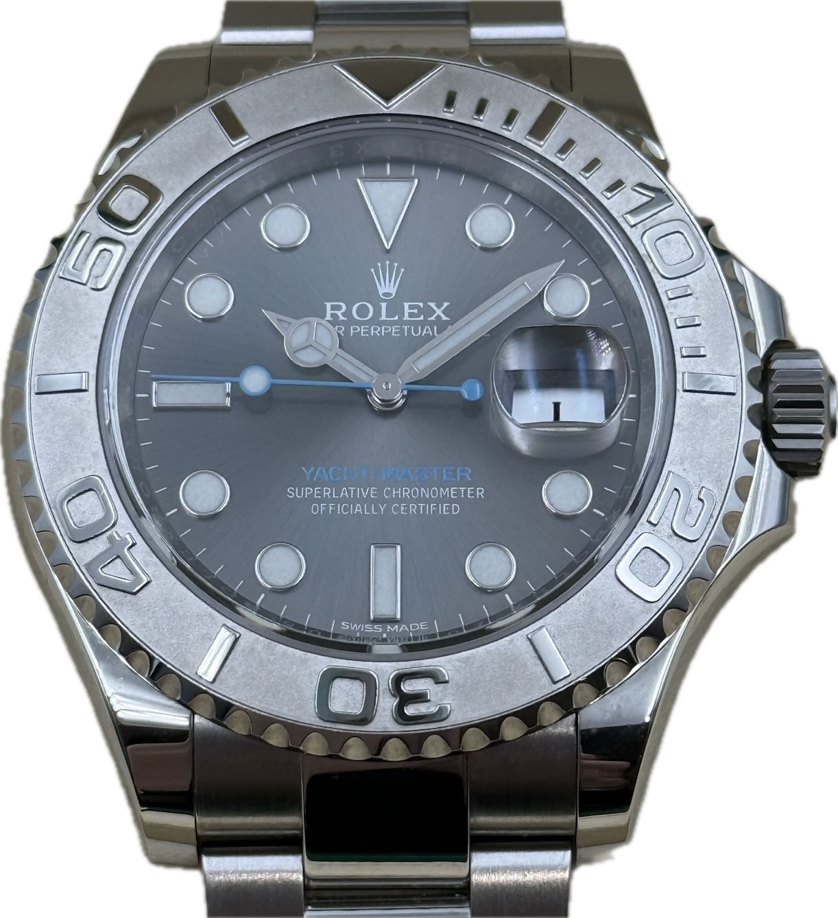 ROLEX (����å���) ��åȥޥ�����40 116622 ���졼�� PT/SS ����� ���ض�Ź ST-238