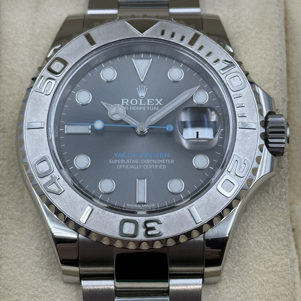 ROLEX (����å���) ��åȥޥ�����40 116622 ���졼�� PT/SS ����� ���ض�Ź ST-238