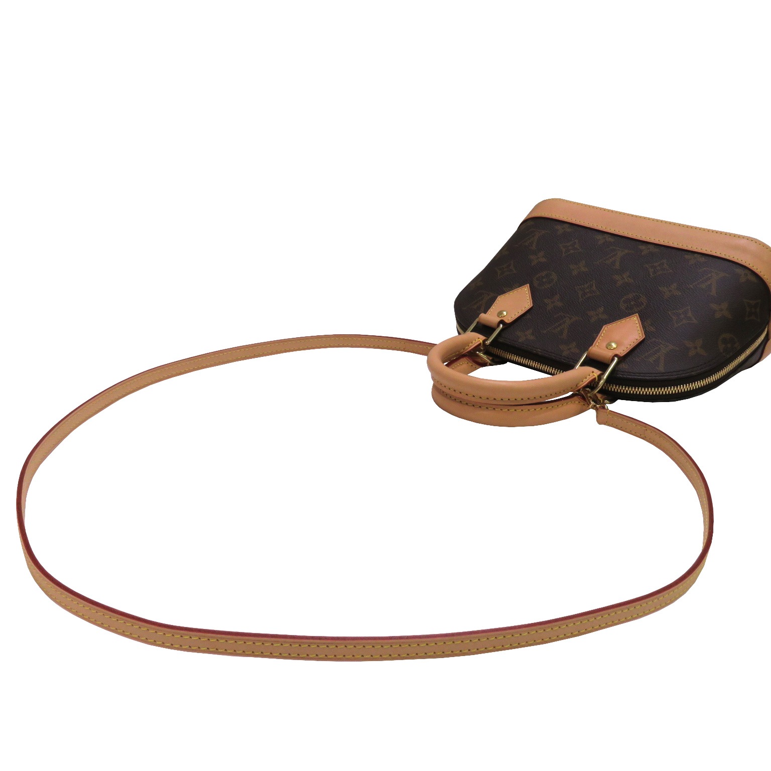 LOUIS VUITTON (�륤�����ȥ�) �����BB �ϥ�ɥХå� ���������Хå� M46990 �֥饦�� ��Υ���ࡦ�����Х� �쥶�� ���A O198 ���Ź