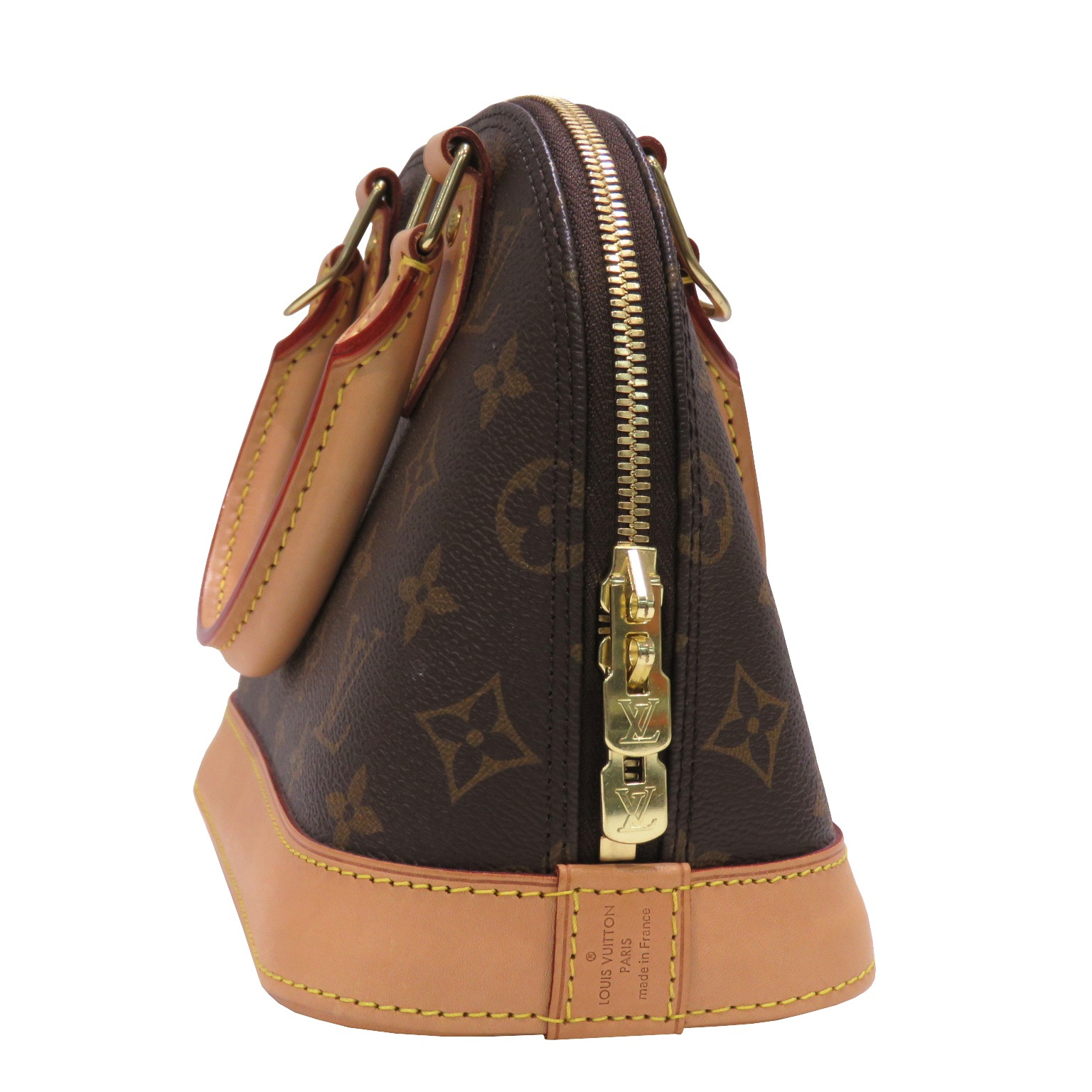 LOUIS VUITTON (�륤�����ȥ�) �����BB �ϥ�ɥХå� ���������Хå� M46990 �֥饦�� ��Υ���ࡦ�����Х� �쥶�� ���A O198 ���Ź
