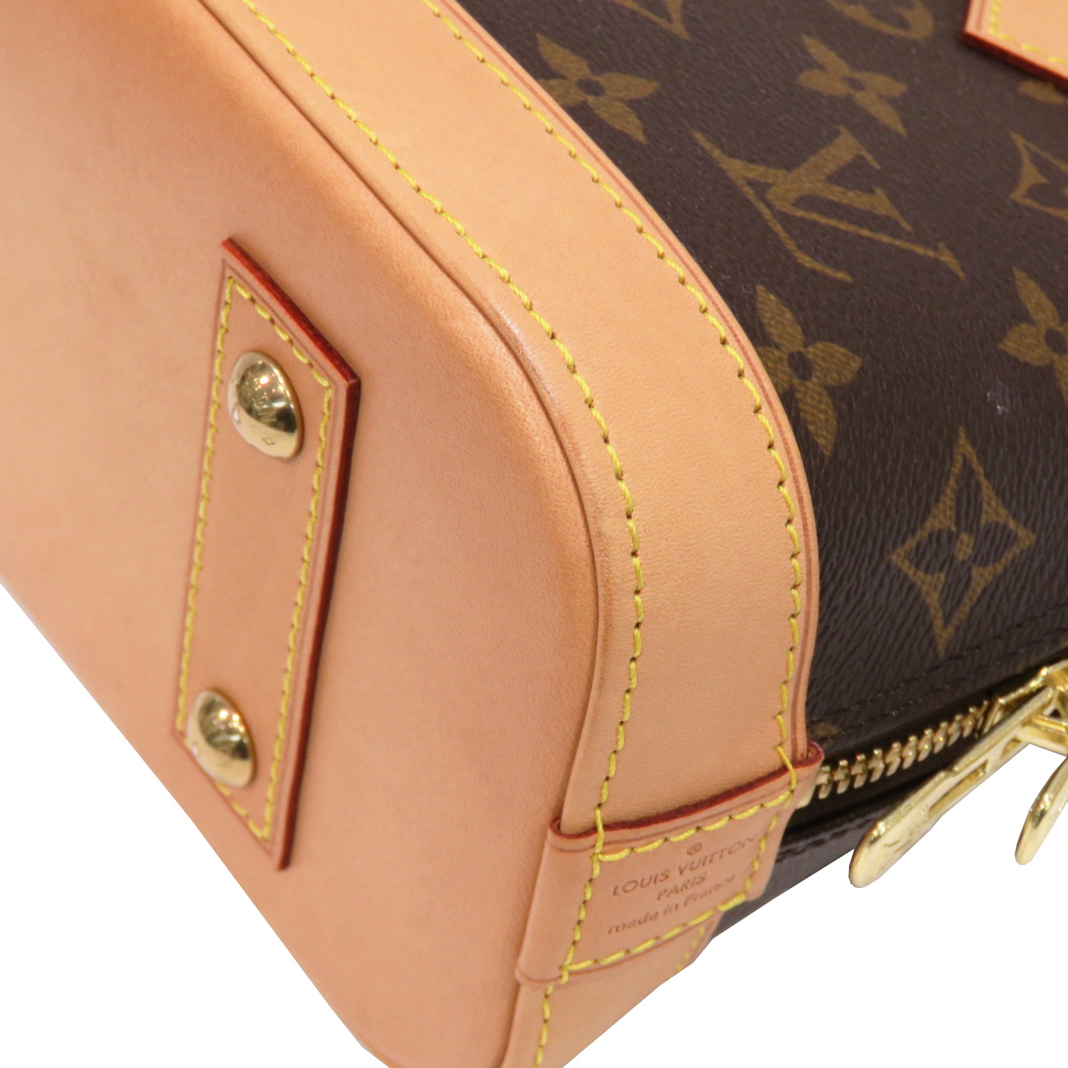 LOUIS VUITTON (�륤�����ȥ�) �����BB �ϥ�ɥХå� ���������Хå� M46990 �֥饦�� ��Υ���ࡦ�����Х� �쥶�� ���A O198 ���Ź