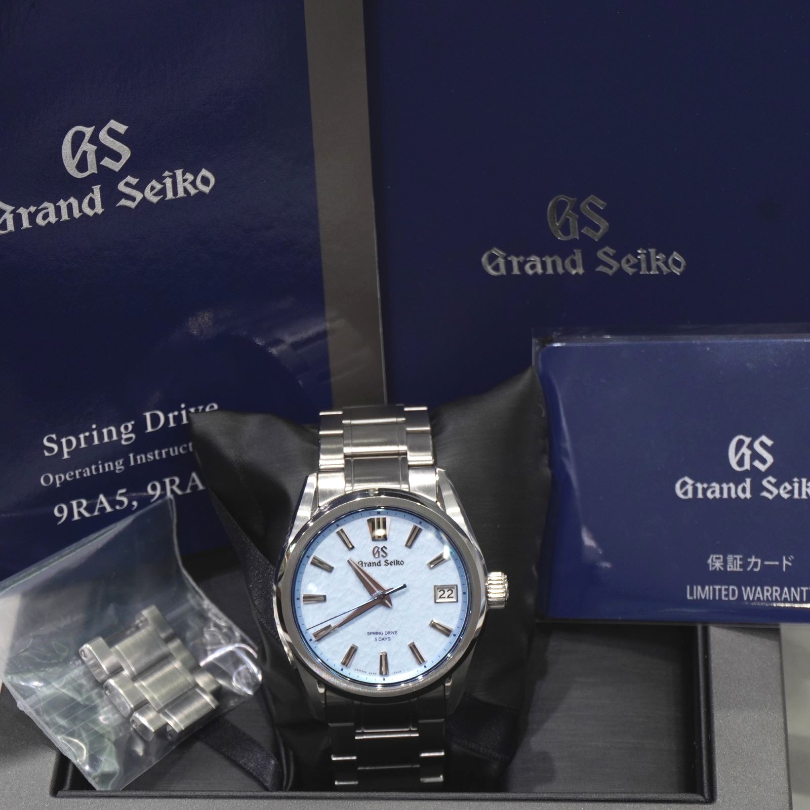 C-257 GRAND SEIKO (�����ɥ�������) ���ץ�󥰥ɥ饤�� �ӻ��� SLGA017 �֥롼 ����ѥ����� SS ������� ���Ź