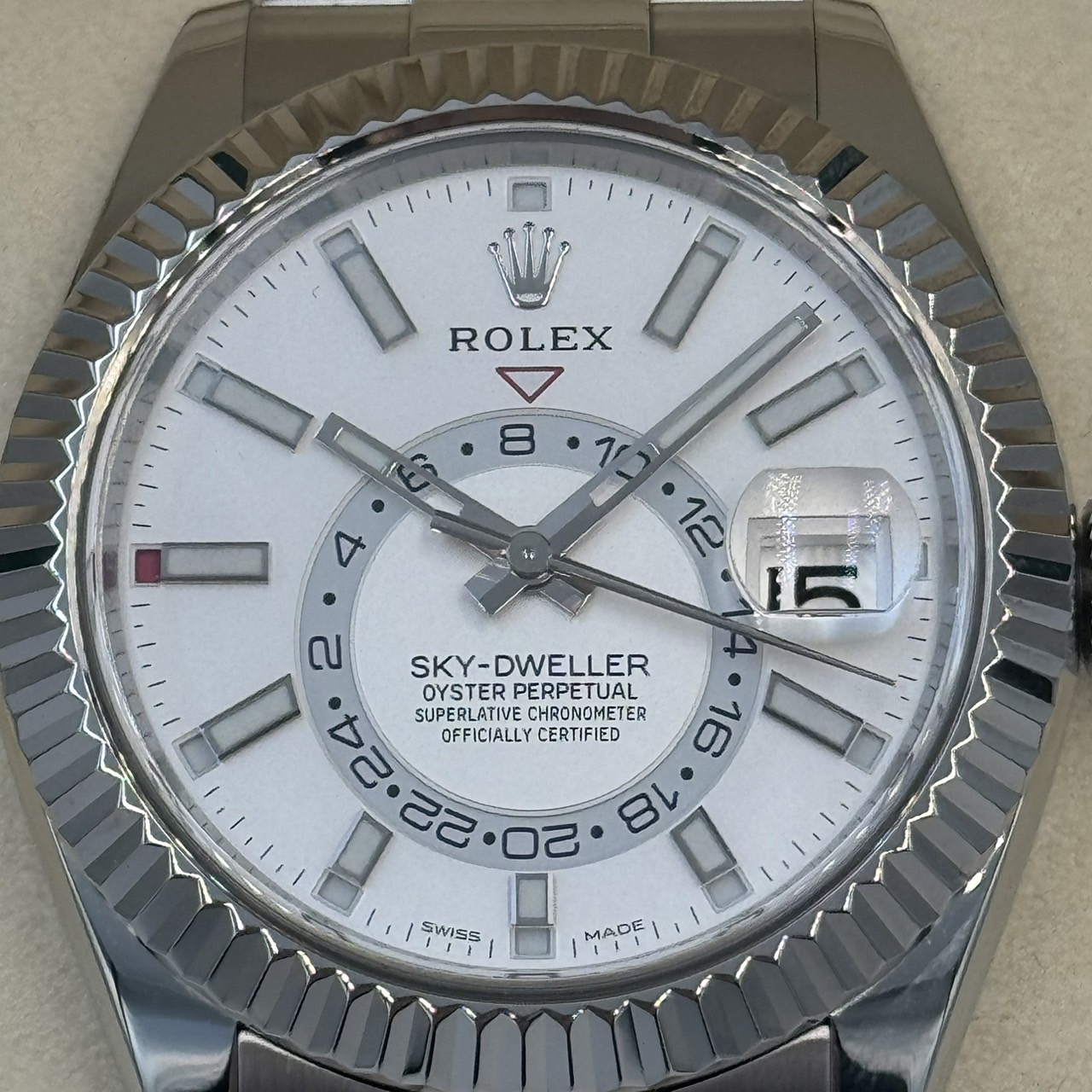 ROLEX (����å���) �������ɥ����顼 �ӻ��� 326934 �ۥ磻�� SS ������� ���ض�Ź CAT-417