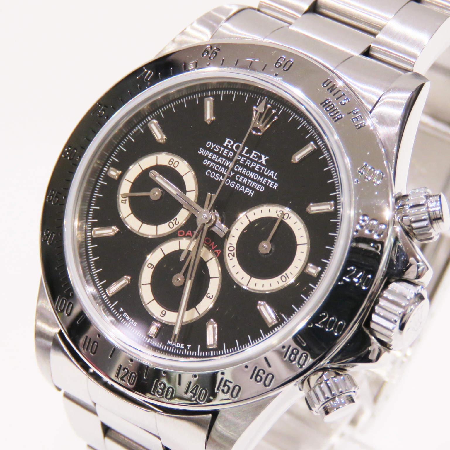ROLEX (����å���) �����⥰��եǥ��ȥ� �ӻ��� 16520 �֥�å� Tiffanyʸ������° SS ̵Ĵ�� ����� P-237 ���Ź
