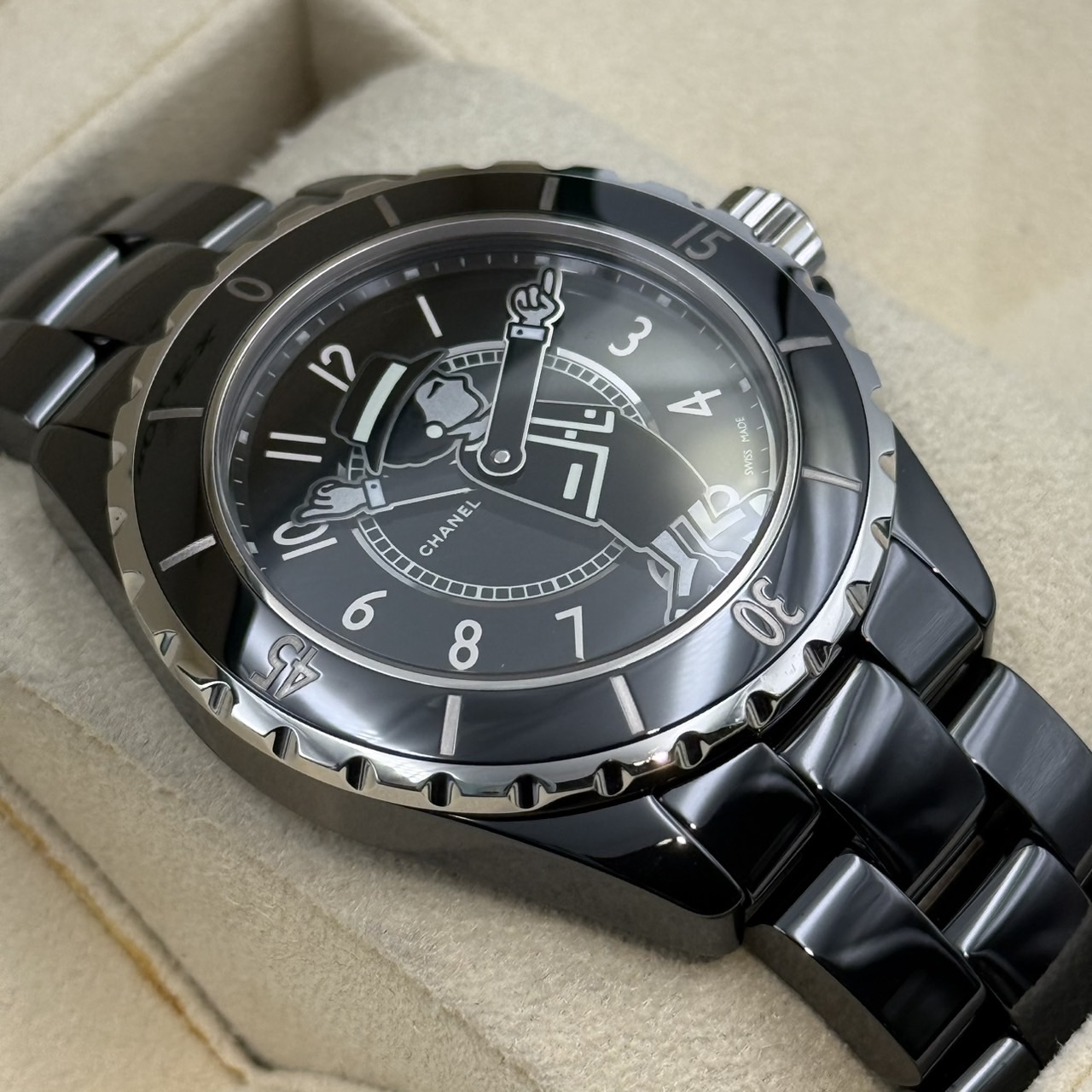 CHANEL(����ͥ�) J12 �ޥɥ⥢����38m ����555�� H5242 �֥�å� ����� ���ض�Ź ST-224