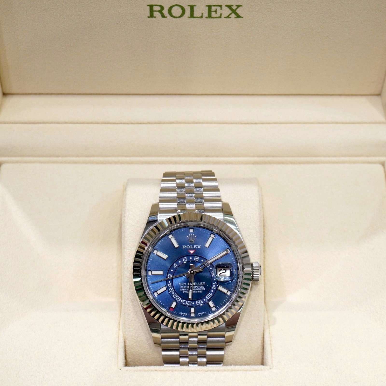 ROLEX (å) ɥ顼 ӻ 326934 ֥롼 SS/WG ̤Ĵ °ʴ  U-004 Ź