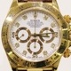 ROLEX (����å���) �����⥰��եǥ��ȥ� �ӻ��� 16518G �ۥ磻�� 8P������ YG/�쥶�� ����� B-268 ���Ź
