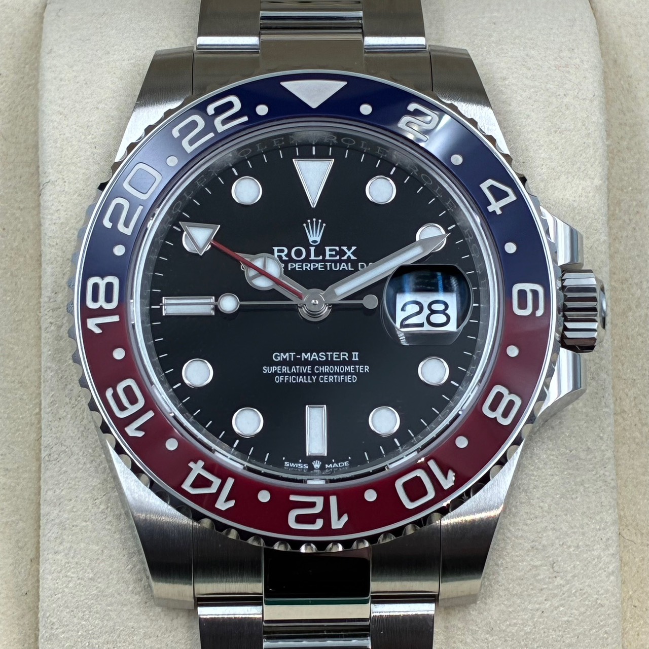 ROLEX (����å���) GMT�ޥ������� �ӻ��� 126710BLRO �֥�å� SS ���������� ��°�ʴ��� ̤���� ���ض�Ź ST-972