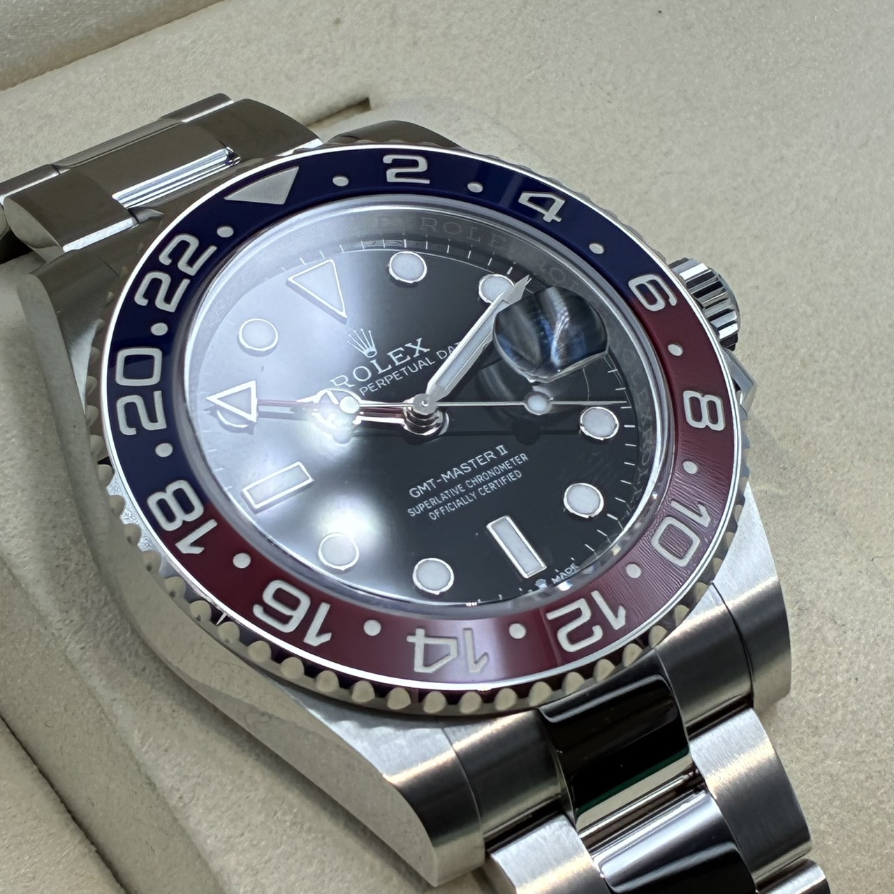 ROLEX (����å���) GMT�ޥ������� �ӻ��� 126710BLRO �֥�å� SS ���������� ��°�ʴ��� ̤���� ���ض�Ź ST-972