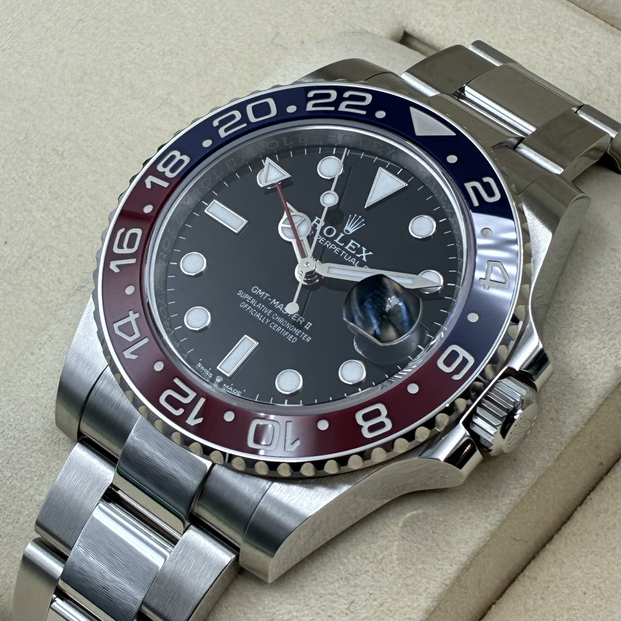 ROLEX (����å���) GMT�ޥ������� �ӻ��� 126710BLRO �֥�å� SS ���������� ��°�ʴ��� ̤���� ���ض�Ź ST-972