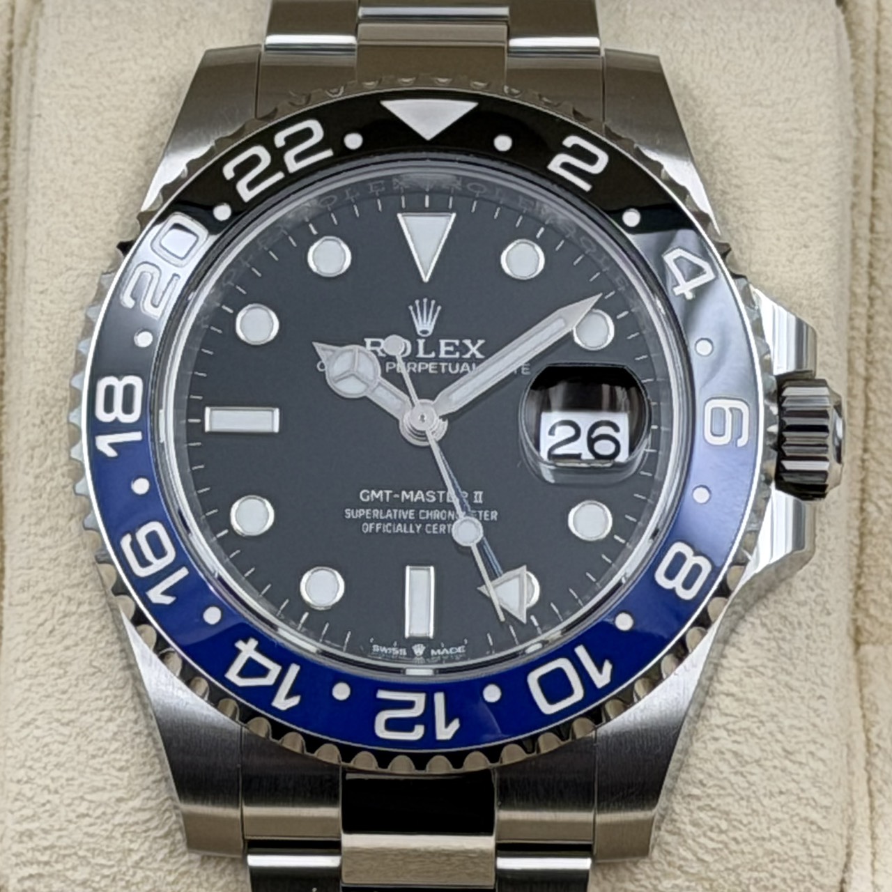 ROLEX (����å���) GMT�ޥ������� 126710BLNR �֥�å� SS ����Ʊ�� ���ض�Ź SA-74