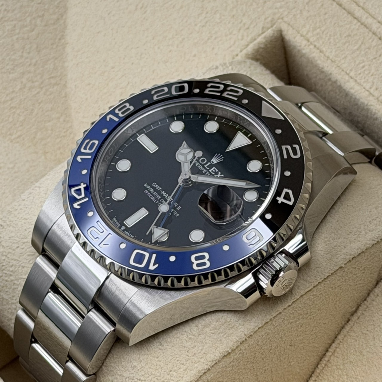 ROLEX (����å���) GMT�ޥ������� 126710BLNR �֥�å� SS ����Ʊ�� ���ض�Ź SA-74