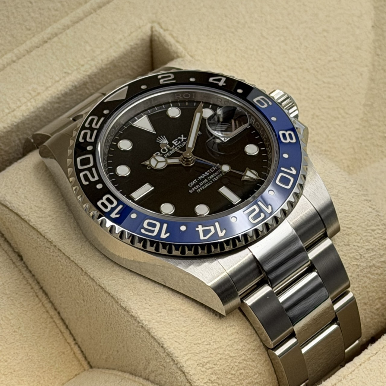 ROLEX (����å���) GMT�ޥ������� 126710BLNR �֥�å� SS ����Ʊ�� ���ض�Ź SA-74