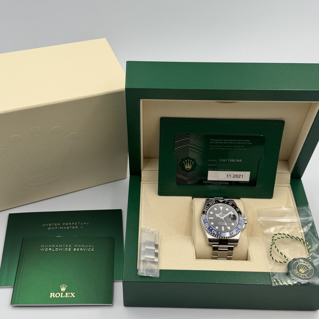 ROLEX (����å���) GMT�ޥ������� 126710BLNR �֥�å� SS ����Ʊ�� ���ض�Ź SA-74