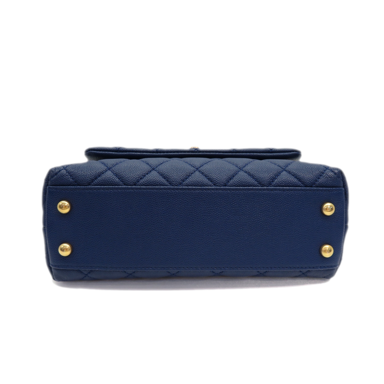 VINTAGE シャネル ココハンドル 24cm ネイビー ブランドバンク フリマサイト ブラバン|CHANEL (シャネル) ココ
