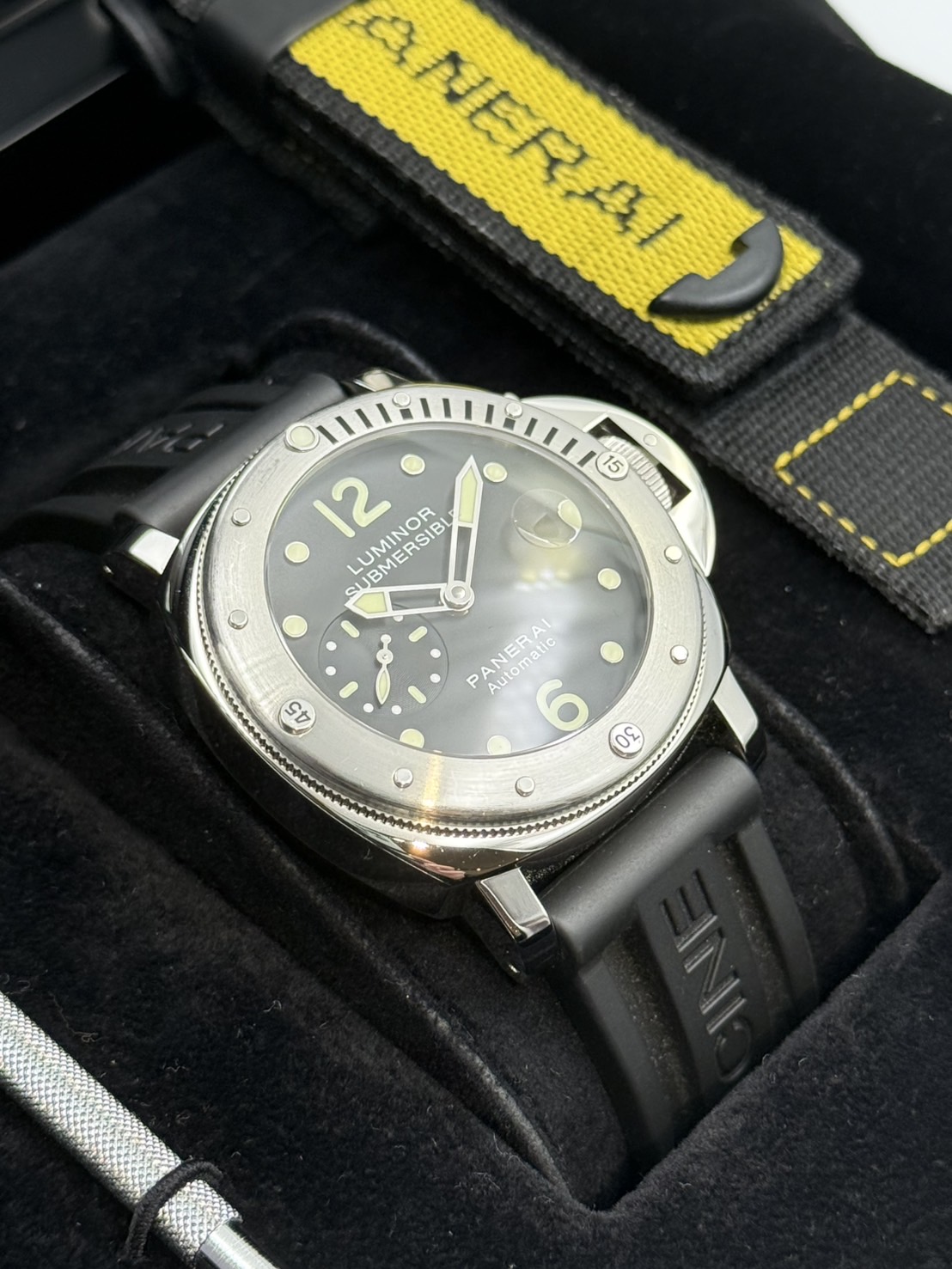 PANERAI(�ѥͥ饤) ��ߥΡ��� ���֥ޡ����֥� PAM01024 �֥�å� SS ����� ���ض�Ź ST-225