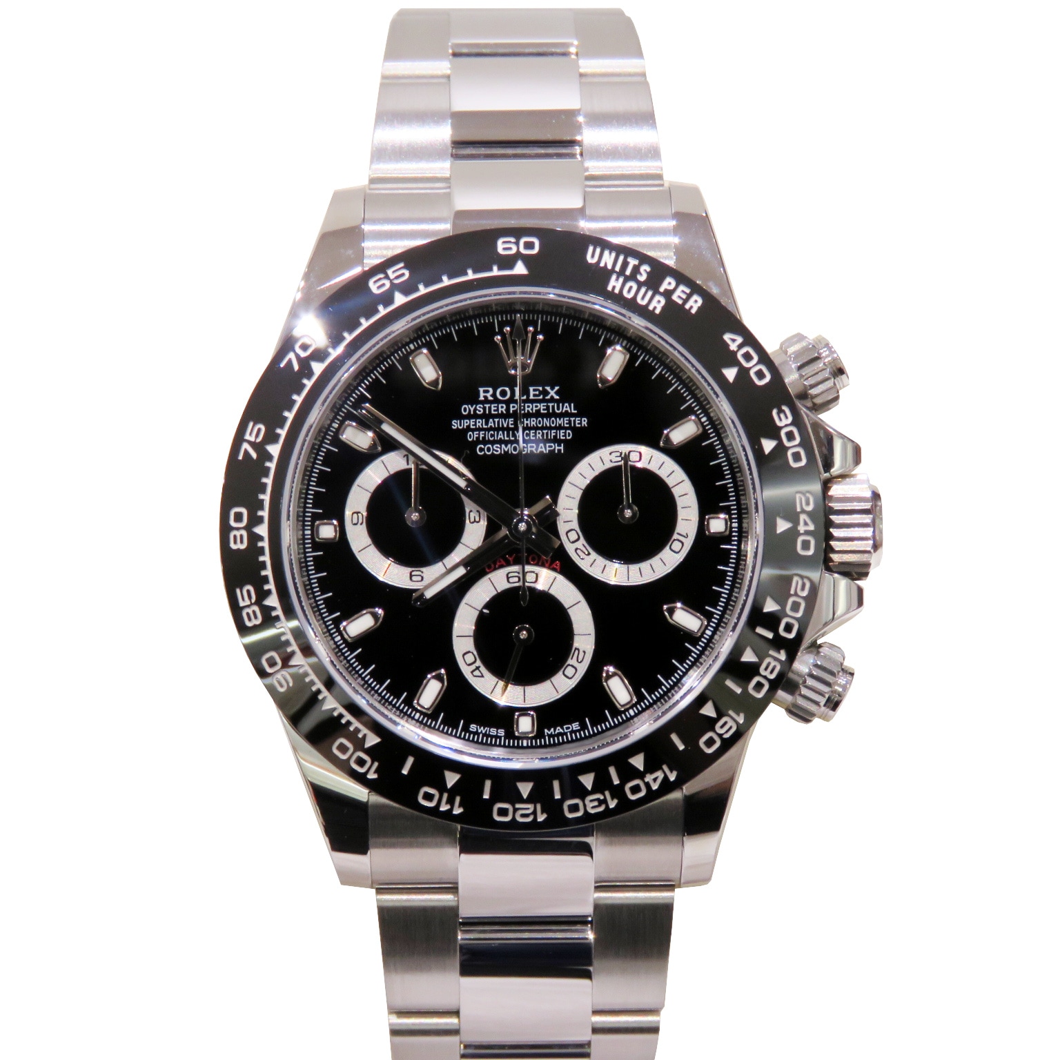 C-068 ROLEX (����å���) �����⥰��եǥ��ȥ� �ӻ��� 116500LN �֥�å� SS ���������� ̤Ĵ�� ��°�ʴ��� ̤���� ���Ź