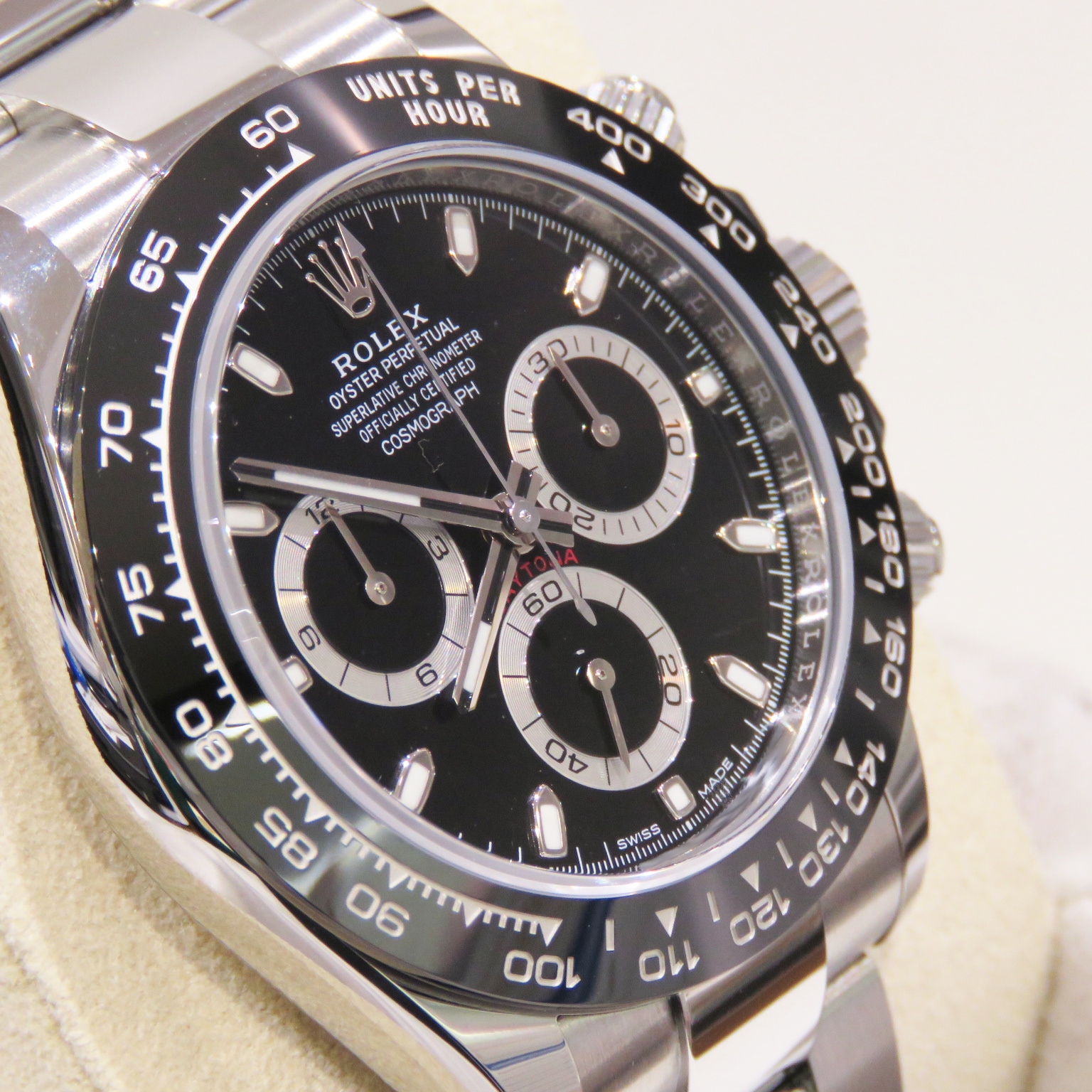 C-068 ROLEX (����å���) �����⥰��եǥ��ȥ� �ӻ��� 116500LN �֥�å� SS ���������� ̤Ĵ�� ��°�ʴ��� ̤���� ���Ź